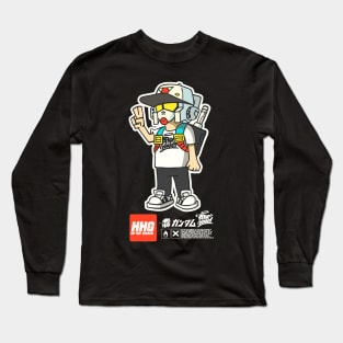 HHG DUDES - DJ RX-78 V2 Long Sleeve T-Shirt